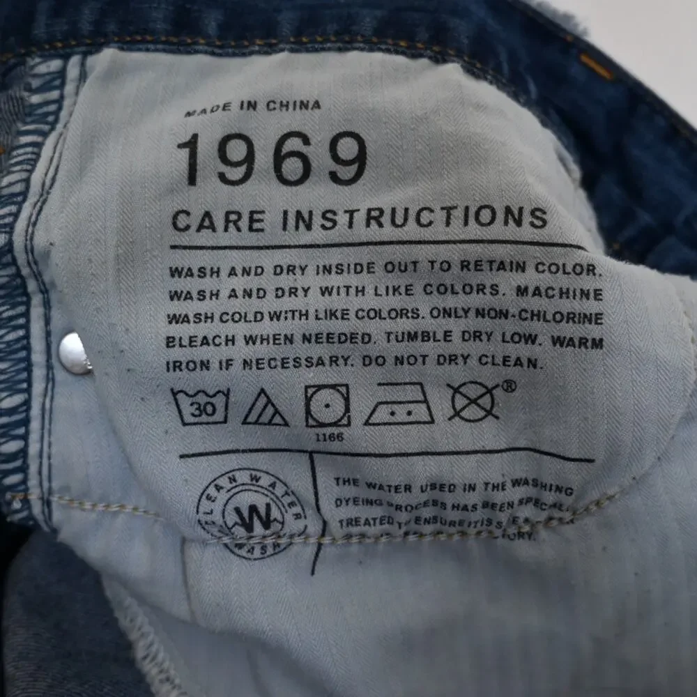 GAP 1969 Women's 29/8 Side Zip Cutoff Denim Jean Shorts